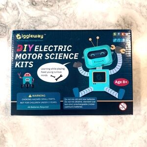 New Giggleway Electric Motor Robotic Science Kits, DIY STEM Toys for Kids
